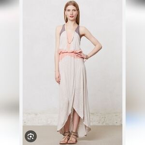 NWT Anthropologie The Addison Story Sunbathed Long Maxi Dress XS Extra Small NEW